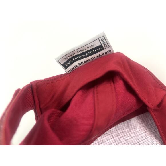 Retro The Tay Bank Beechfield Adjustable Red Violin Golf Cap NWT - Picture 7 of 8